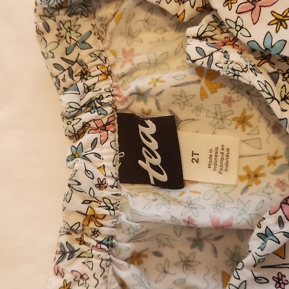 Tea floral peasant top - Picture 3 of 3